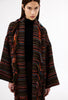 Multicolor Stripe Mantel, Charcoal from ODEEH