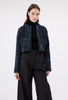 Stretch Matelassè Jacke, Ink from ODEEH