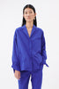 Ultra Light Taffeta Bluse, Delphinium from ODEEH