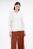 Ultra Light Taffeta Bluse, White from ODEEH