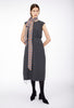 Savile Row Wool Pique Kleid, Charcoal from ODEEH