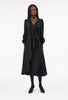 Stretch Flannel Kleid, Jet Black from ODEEH