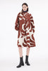 Sunflowers Kleid, Cacao from ODEEH