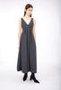 Savile Row Wool Pique Kleid, Charcoal from ODEEH