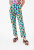Pineapples Italian Cotton Popeline Hose, Citrine from ODEEH