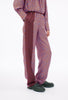 Baisers Silk Twill Hose, Cobalt from ODEEH