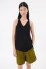 Cotton Boucle Top, Jet Black from ODEEH