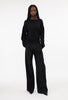Cash-Wool Mix Pullover, Jet Black from ODEEH