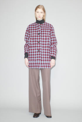 Brushed Vichy Mantel, Crimson from ODEEH 