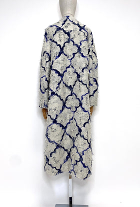 Painted Arabesque Mantel, Pigment from ODEEH 