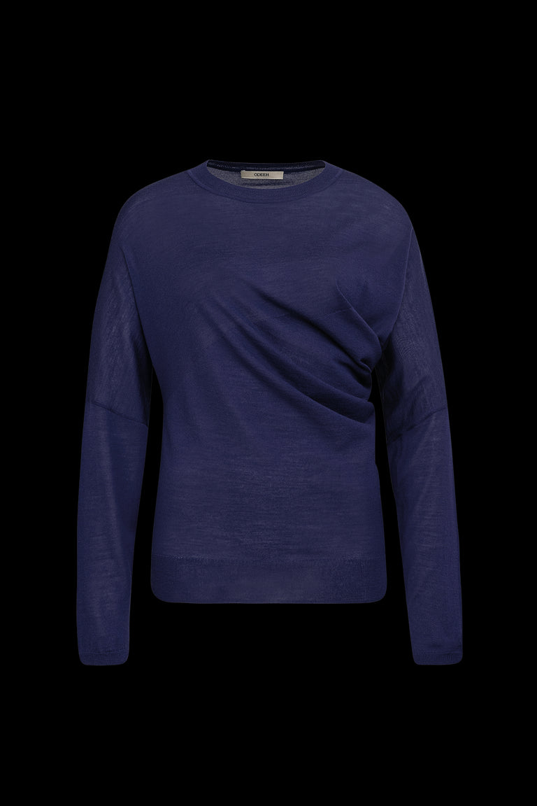 Odeeh Merino Extrafine Pullover, Plum