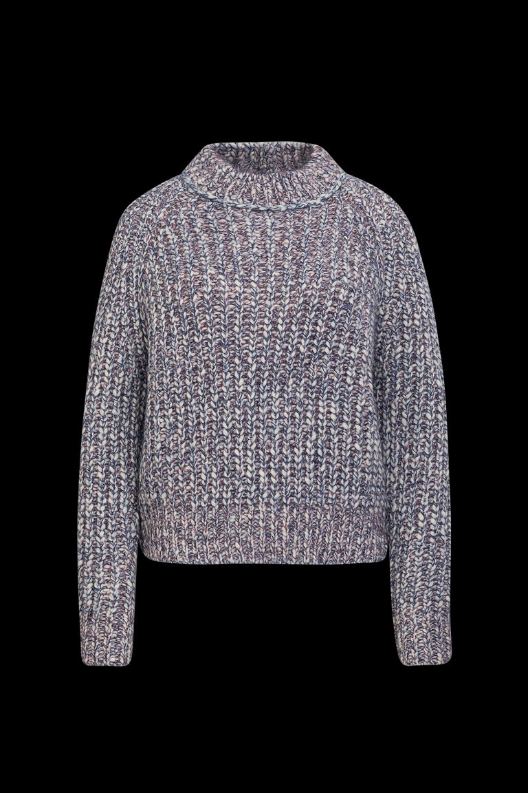 Odeeh Marbled Alpaca Wool Pullover, Light Mauve