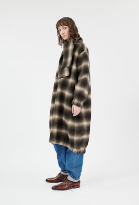 Shadow Check Double Face Mantel, Fango from ODEEH 