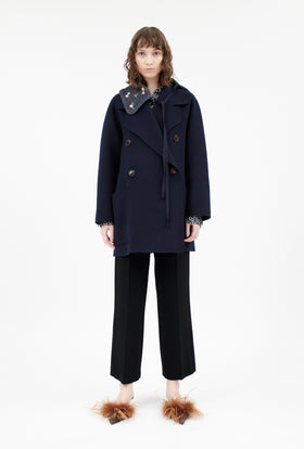 Double Face Mantel, Navy from ODEEH 