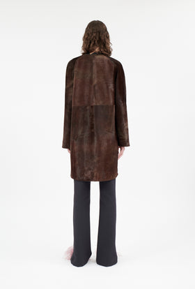 Double Face Coat, Marble Red from ODEEH 