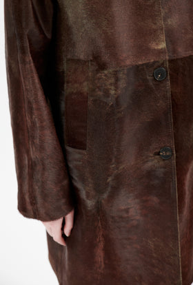 Double Face Coat, Marble Red from ODEEH 