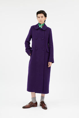 3-D Basket Wave Mantel, Dark Lilac from ODEEH 