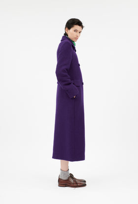 3-D Basket Wave Mantel, Dark Lilac from ODEEH 