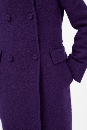 3-D Basket Wave Mantel, Dark Lilac from ODEEH 