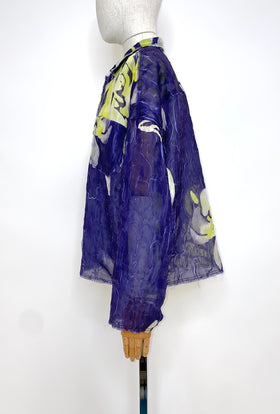 Painted Peonies Jacke, Delphinium from ODEEH 