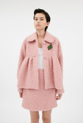 Double Face Coat, Marble Red from ODEEH 