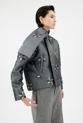 Double Face Coat, Marble Red from ODEEH 