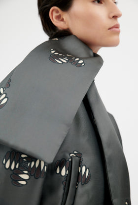 Double Face Coat, Marble Red from ODEEH 