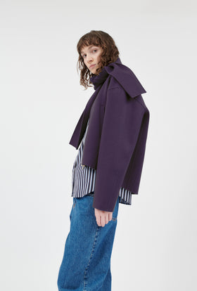 Double Face Coat, Marble Red from ODEEH 