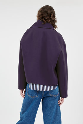 Double Face Coat, Marble Red from ODEEH 