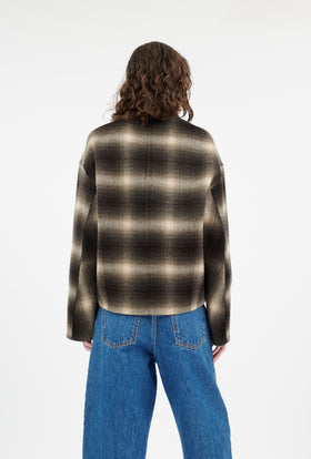 Shadow Check Double Face Jacke, Fango from ODEEH 