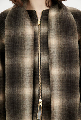 Shadow Check Double Face Jacke, Fango from ODEEH 