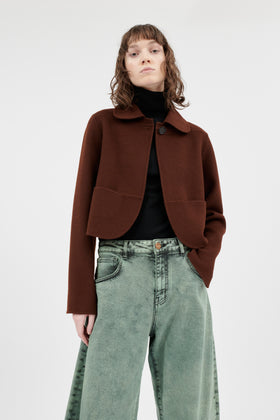 Double Face Coat, Marble Red from ODEEH 