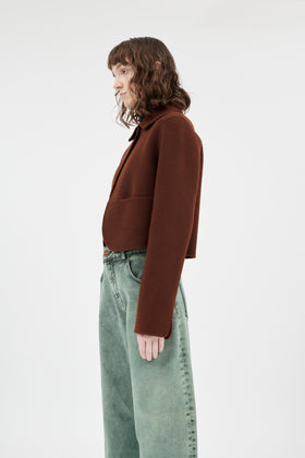 Double Face Coat, Marble Red from ODEEH 