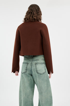 Double Face Coat, Marble Red from ODEEH 