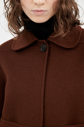 Double Face Coat, Marble Red from ODEEH 