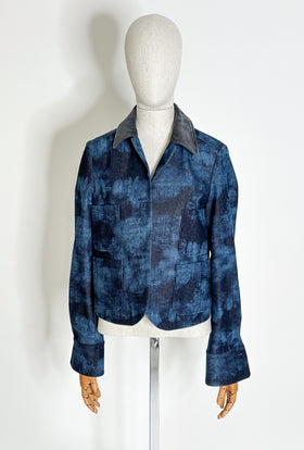 Batik Denim Jacke, Midnight from ODEEH 