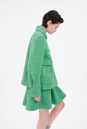 Double Face Coat, Marble Red from ODEEH 