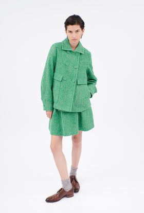 Double Face Coat, Marble Red from ODEEH 