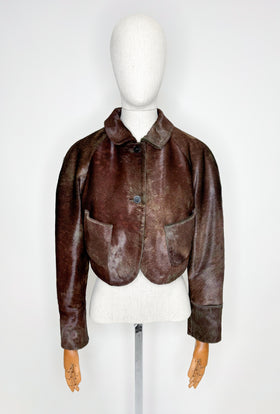 Double Face Coat, Marble Red from ODEEH 