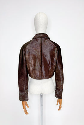 Double Face Coat, Marble Red from ODEEH 