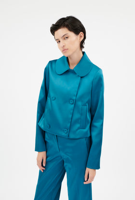 Double Face Coat, Marble Red from ODEEH 