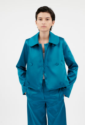 Double Face Coat, Marble Red from ODEEH 