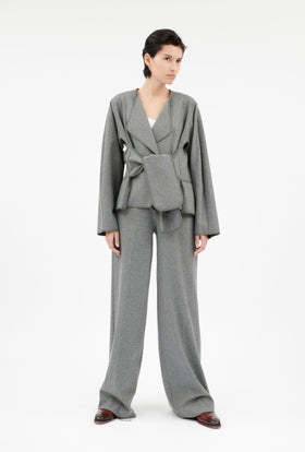 Double Face Coat, Marble Red from ODEEH 