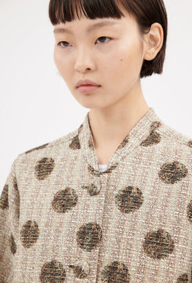 Double Face Coat, Marble Red from ODEEH 