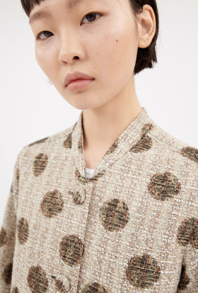 Double Face Coat, Marble Red from ODEEH 