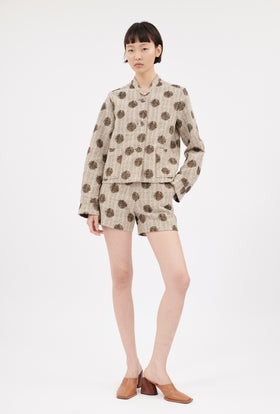 Double Face Coat, Marble Red from ODEEH 