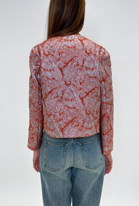 Double Face Coat, Marble Red from ODEEH 