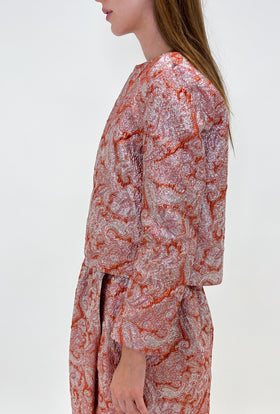 Double Face Coat, Marble Red from ODEEH 