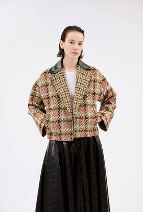 STA-Pressed Jacke, Rosè from ODEEH 