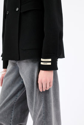 DOUBLE FACE Jacke, Jet Black from ODEEH 